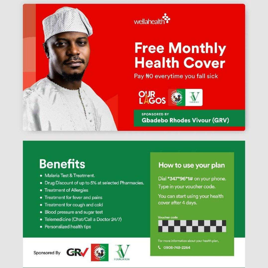 AROLE_PeterObi's tweet photo. Grv Free Monthly Health Cover, will be launch next week
#ourlagos
#GRVForLagos https://t.co/LeeuPShBBv