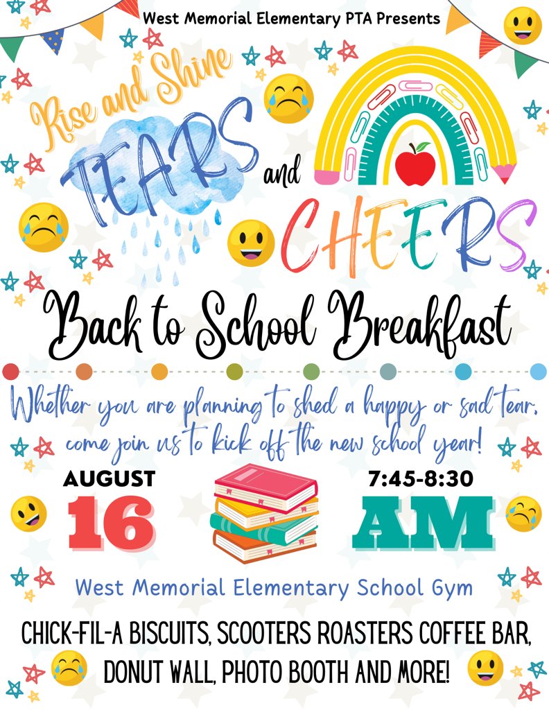 West Memorial Elementary PTA tweet media