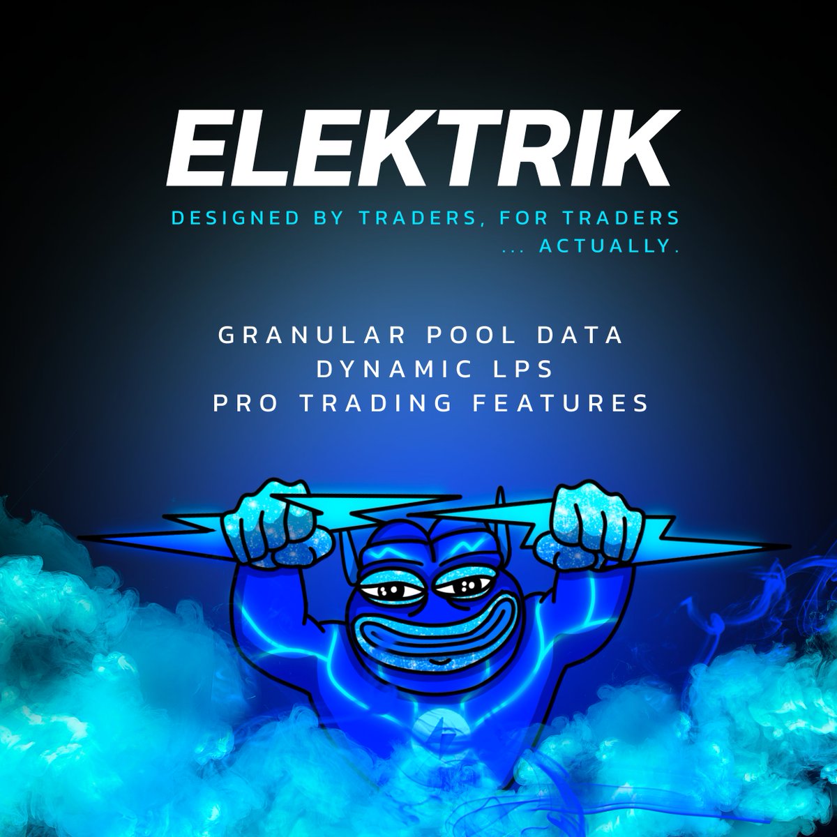 Elektrik (@elektriknetwork) on Twitter photo We want to create a capital-efficient DEX that supercharges on-chain trading⚡️
With <a href="/LightLinkChain/">LightLink ⛓️</a>, we empower on-chain trading with a flexible, capital-efficient approach.
Go static? Nah, go Elektrik 🤙
elektrik.network We want to create a capital-efficient DEX that supercharges on-chain trading⚡️
With <a href="/LightLinkChain/">LightLink ⛓️</a>, we empower on-chain trading with a flexible, capital-efficient approach.
Go static? Nah, go Elektrik 🤙
elektrik.network