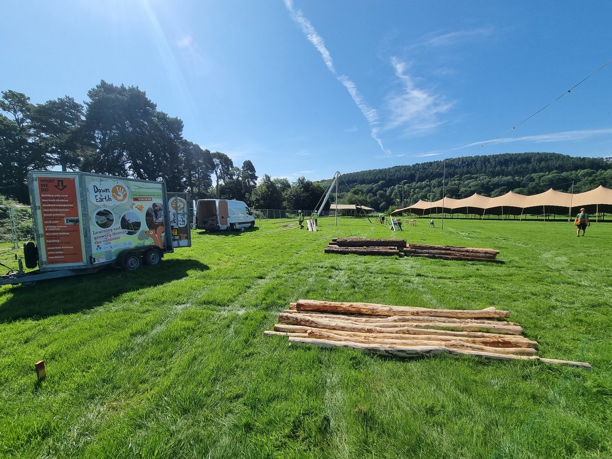 We're getting very excited about running workshops and talks at the Settlement @GreenManFest next week! What a location! @visitwales @BannauB