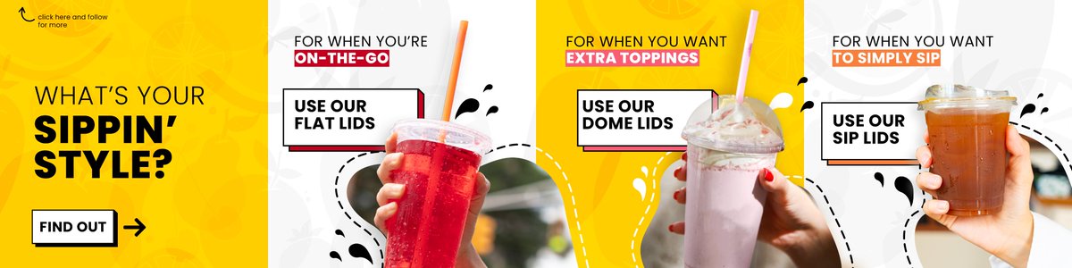 TheCupStore's tweet photo. Lids that match your sipping mood! 🥤

See below to find your perfect match. Whether you're a sipper or a gulper, we've got a lid for your style.
Let us know which lid gets your vote! 👇🏻👇🏻

#lids #cups #compostablecups #eco #ecofriendly  #custommade #customcups #customize https://t.co/vs6NSlOrmL