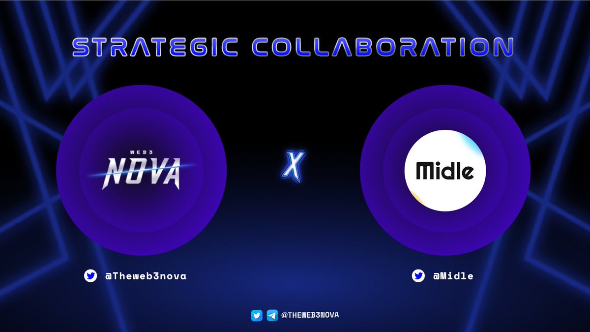 theweb3nova's tweet photo. π Exciting News Alert! π #Theweb3nova is thrilled to announce a strategic collaboration with @midle_official , your Web3 collaborative platform
π€Together, we're diving into the exciting world of #Web3 and beyond.
π’Stay tuned for innovative campaigns coming soon ! ππ€ https://t.co/7Jfvo5nPNV