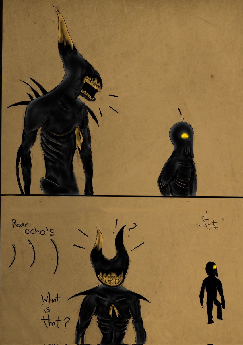 PinkStarllight's tweet photo. https://t.co/L7ElereAc4
This took me forever to do
The ink demon scares himself with his own roar
#JoeysArtChallenge
#inkdemon #BENDY #BATDR https://t.co/wnZTw3flv1
