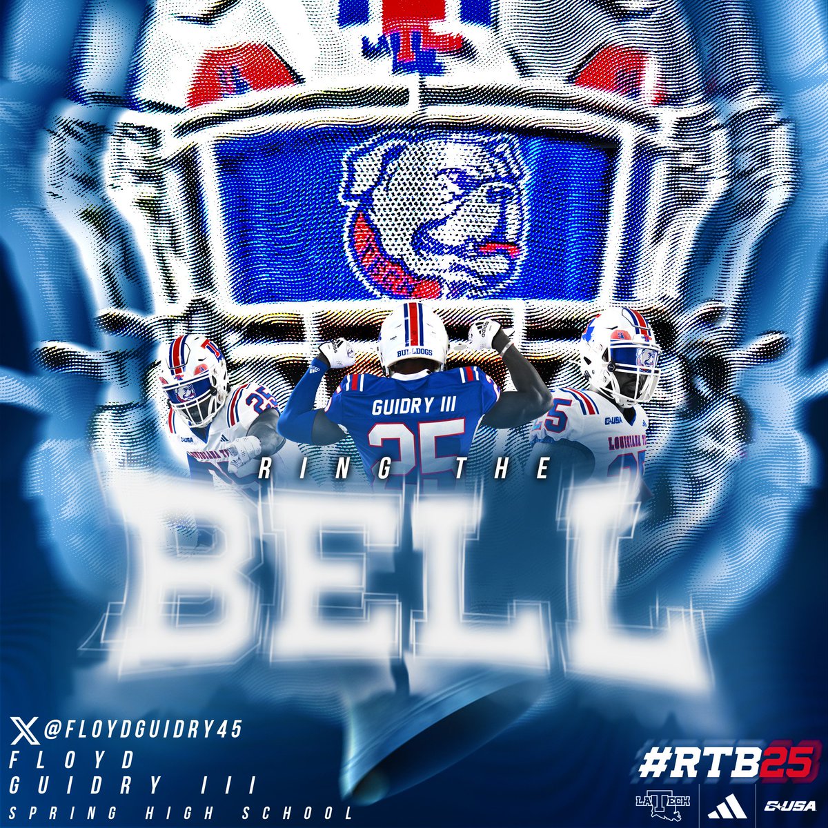 Much love for the big Opportunity from La Tech 🔵🔴 #RTB25 @anthonyajmauro @single_antonio