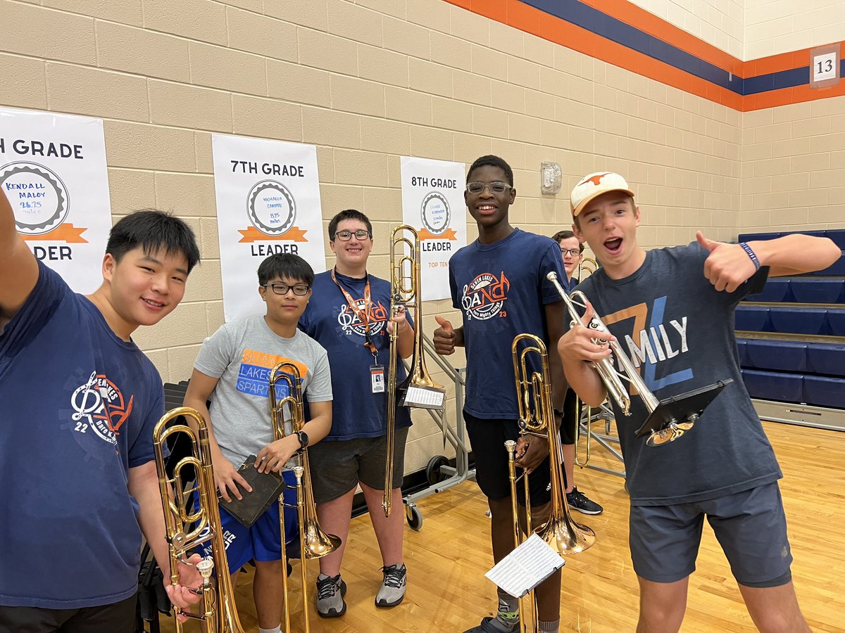 The past two weeks our awesome Spartan Band has had a three day camp and two great performances! On Monday, our drumline performed for all of our teachers and then the Spartan Band played at Crush Camp for the incoming 6th graders and their families! #7LJHpride <a href="/KatyISDFineArts/">Katy ISD Fine Arts</a>