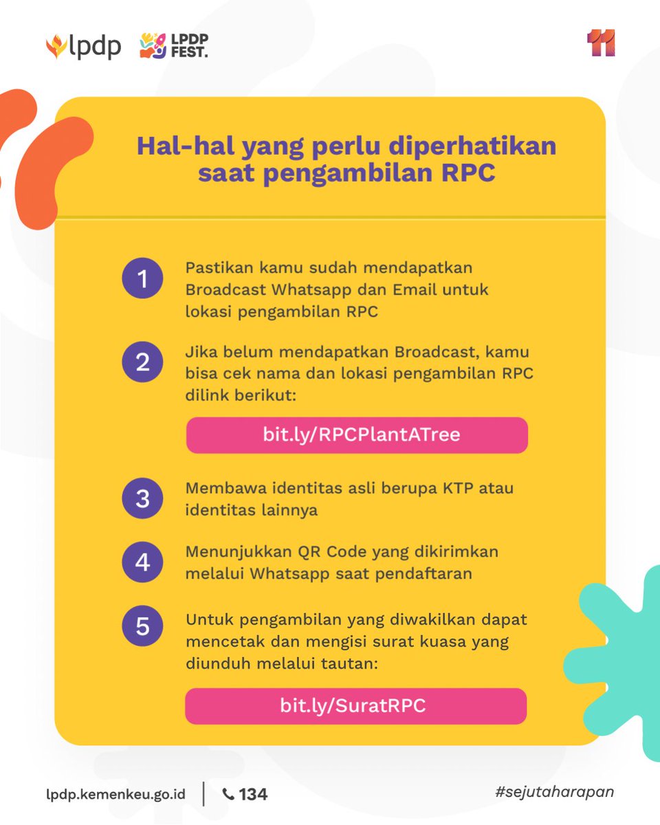 LPDP_RI's tweet photo. 🗓️ 12 Agustus 2023
⏰10.00 - 15.00
📍Lokasi pengambilan sesuai dengan isi pesan yang Endowmins kirimkan melalui email atau WA kalian.

Pastikan kalian SUDAH MENERIMA jadwal dan lokasi pengambilan paket FUN RUN yang dikirimkan melalui email dan WA masing-masing ♥️

#LPDPRUN https://t.co/vrTkGZOfXk