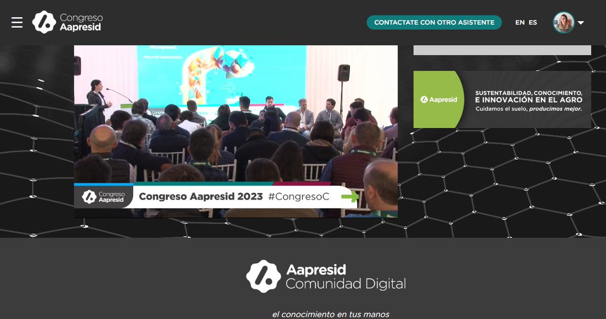 LuciaCuffia's tweet photo. Este año me toca cubrir online el #CongresoC de @aapresid 🌱desde São Paulo 🇧🇷 Como dijo @guadacovernton al inicio de esta charla sobre empresas y producción del futuro, el campo está cambiando https://t.co/RJURBcJn4v
