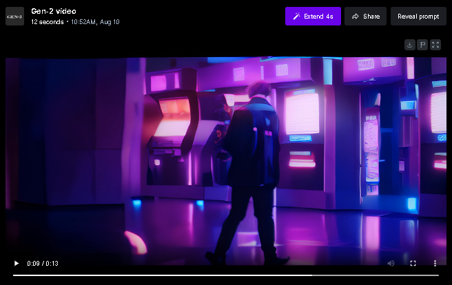rafaelcmor's tweet photo. For some reason @runwayml got stuck 2 times in generation. 
There is no much to worry about this thanks to the feature of Extend every 4s, which works as a save point for your clip. That was a good move.
🧵end. 
 #runwayml #MidjourneyAI #aivideo https://t.co/NxQrM8WLGO