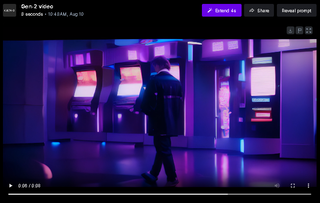 rafaelcmor's tweet photo. For some reason @runwayml got stuck 2 times in generation. 
There is no much to worry about this thanks to the feature of Extend every 4s, which works as a save point for your clip. That was a good move.
🧵end. 
 #runwayml #MidjourneyAI #aivideo https://t.co/NxQrM8WLGO