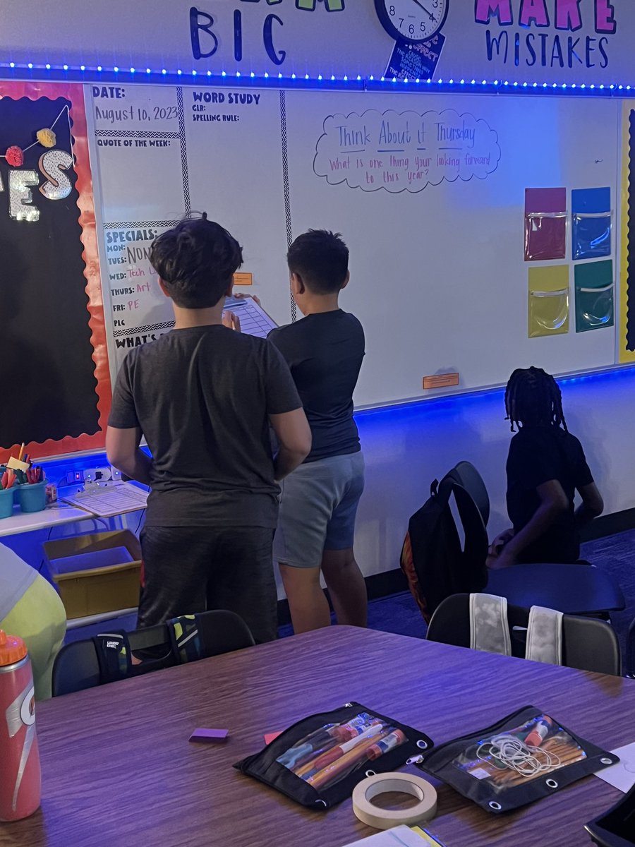 MsJones_FCE's tweet photo. We hit the ground running today and learned all about Ms. Jones and our classroom procedures with a scavenger hunt and matching game! #Day2 #FifthisTrending #CatchUp #Engaged @HumbleISD_FCE @FifthGrade_FCE https://t.co/CkRzyc2DLM