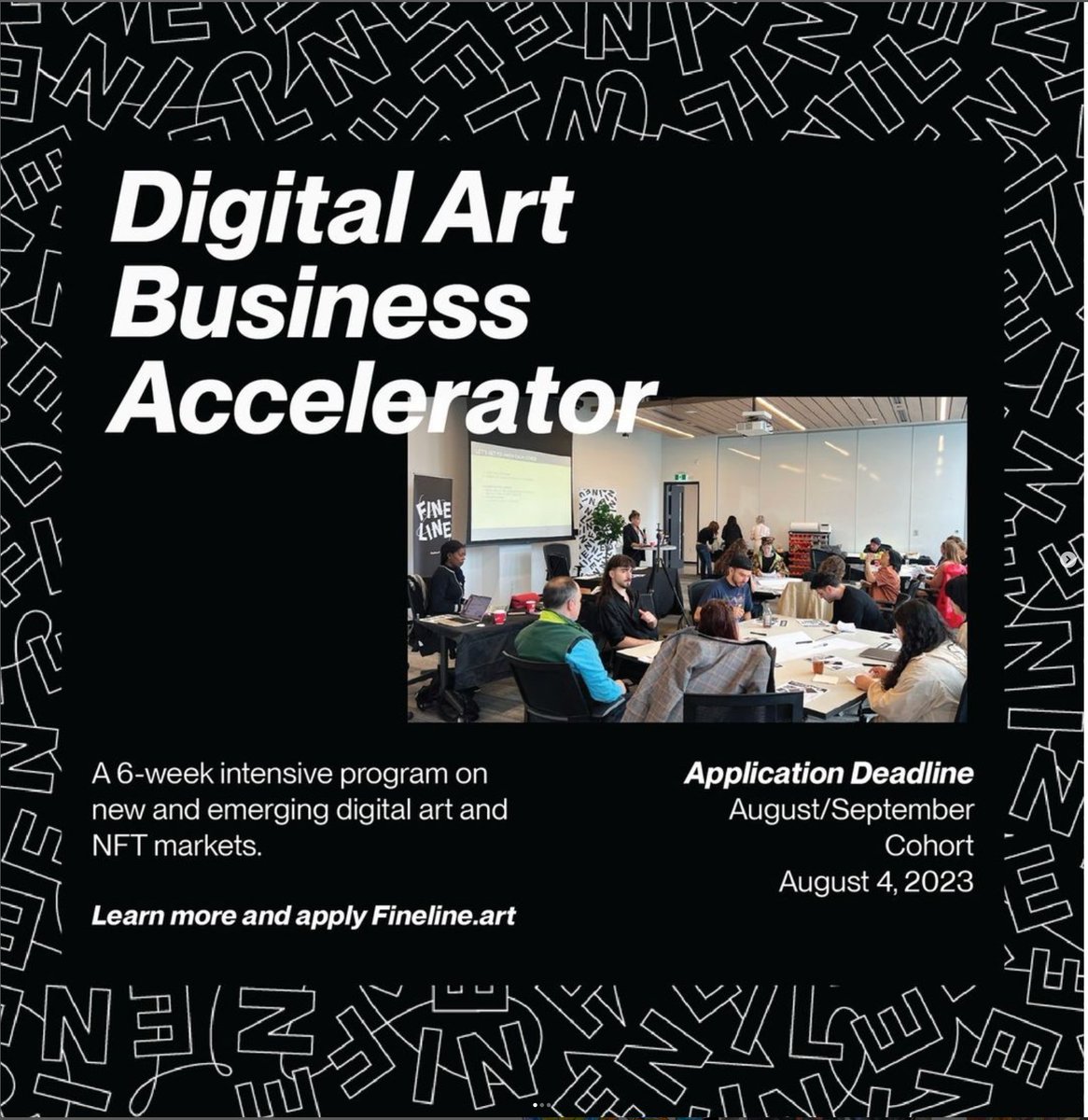 What???? 😮A feminist digital art business accelerator for women+ in TO? It's free? If you are looking to get more intentional about growing your art enterprise, apply now.  Starts Aug 16th. Offered by <a href="/OCAD/">OCAD University</a> with support from <a href="/cityoftoronto/">City of Toronto 🇨🇦</a> .  fineline.art  #artpreneur