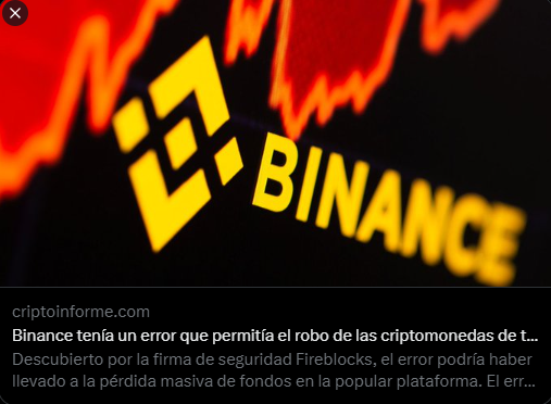 Por eso no se debe tener tus tenencias de #bitcoin en los intercambios, recuerda que en este mundo la seguridad de tu dinero es tu responsabilidad.  Solo se coloca ahí lo que vayas a operar.

criptoinforme.com/intercambios/b…