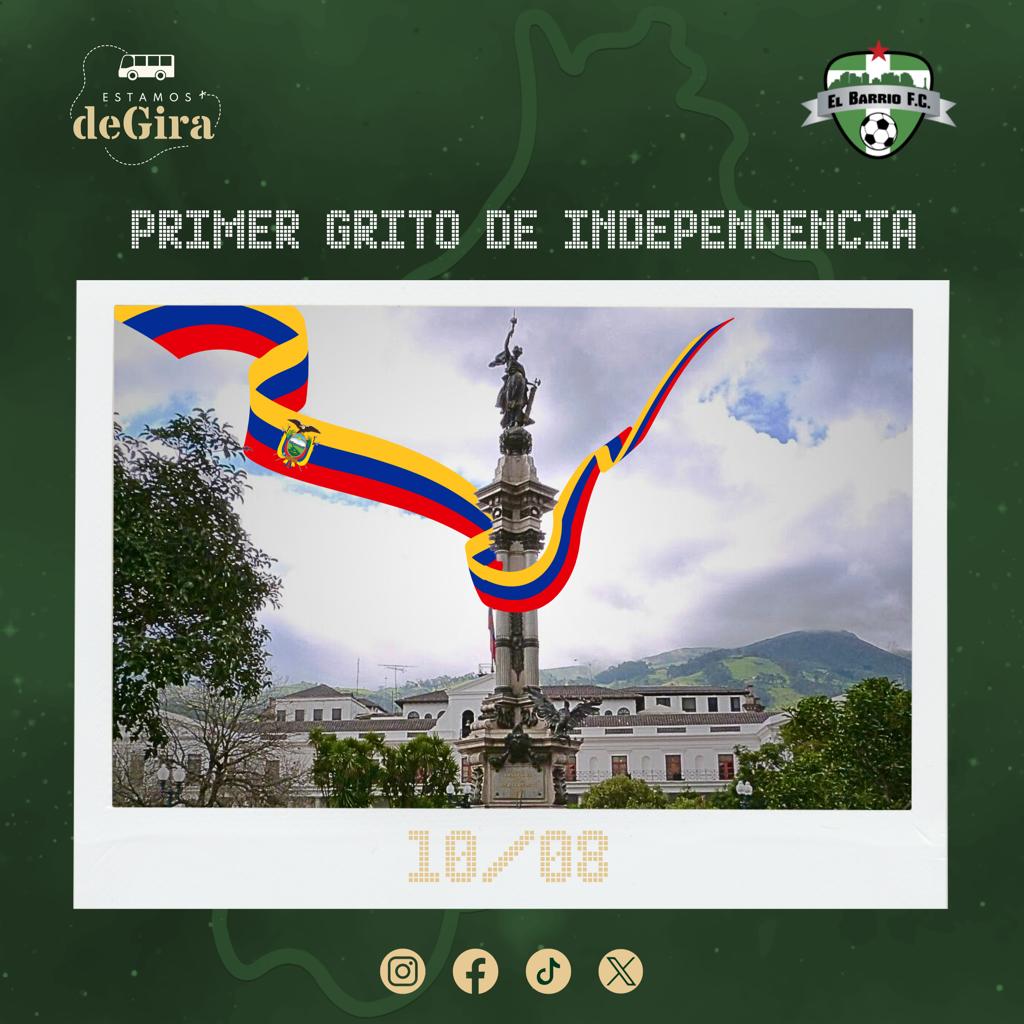 Con orgullo🫡 conmemoramos un nuevo aniversario del Primer Grito de Independencia ecuatoriano🇪🇨💪🏽 y saludamos a nuestra querida capital, Quito Luz de América.

Juntos, aportemos cada día con buenas acciones para construir un mejor futuro para nuestro país. 
!Viva el Ecuador!🇪🇨💚