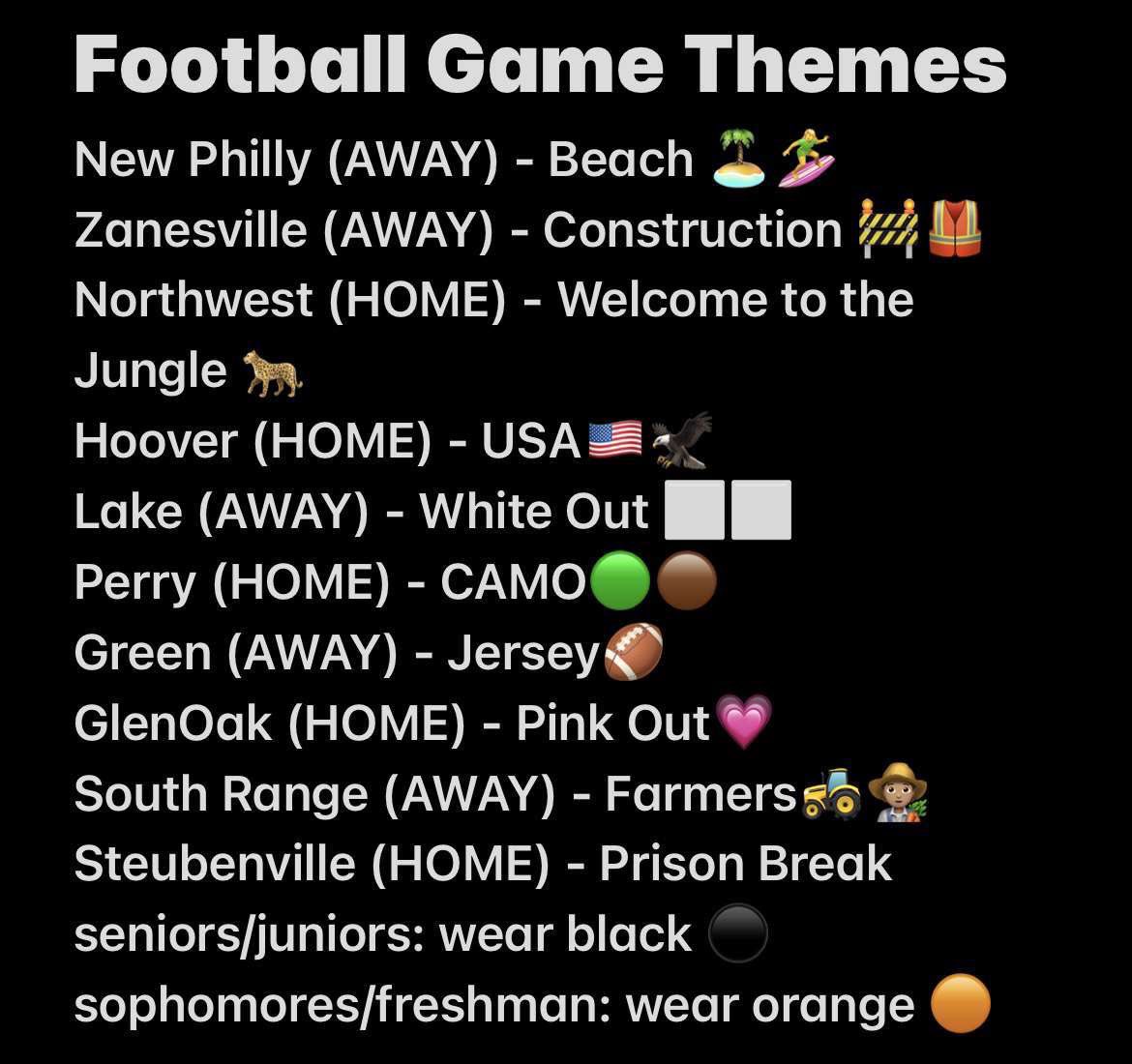 LEOPARD NATION HERE ARE YOUR 2023 LEOPARD FOOTBALL THEMES #fegl