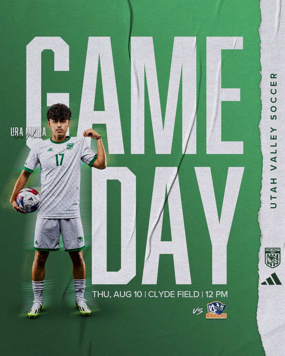 Aaaaand we’re back 😎

🎟️ FREE ADMISSION
📍 Clyde Field
⏰ 12 p.m. 

#GoUVU #UVUmsoc #ProtectTheDen #ValleyForged