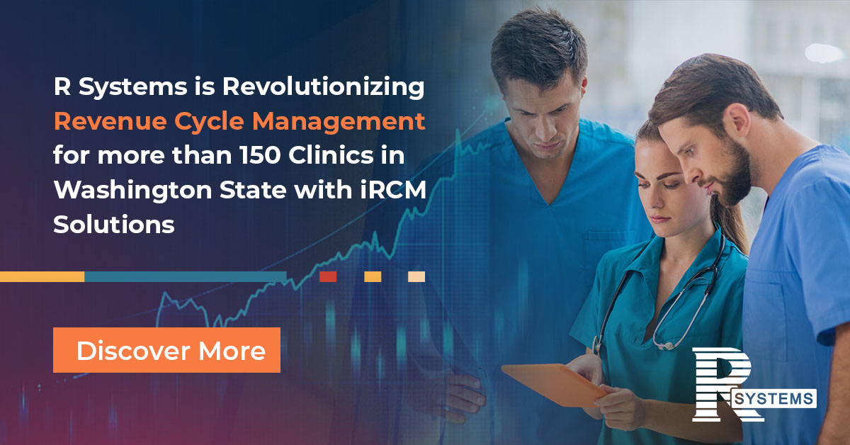 RSystems_Inc's tweet photo. R Systems empowers over 150 clinics in Washington state with advanced #iRCM solutions, maximizing efficiency and financial performance for seamless #healthcare operations. Want to learn more, click here: https://t.co/enwI90hQeL #RevenueCycle #RCM #AI https://t.co/xRQhVU6QNA