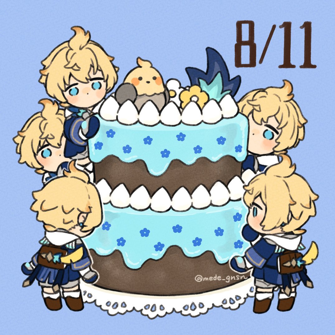 mede_gnsn's tweet photo. 今日から、来年またこの日が来るまで…毎日が幸せでありますように！

#原神_キャラ生誕祭 
#ミカ生誕祭2023 https://t.co/rJIb469NQ7
