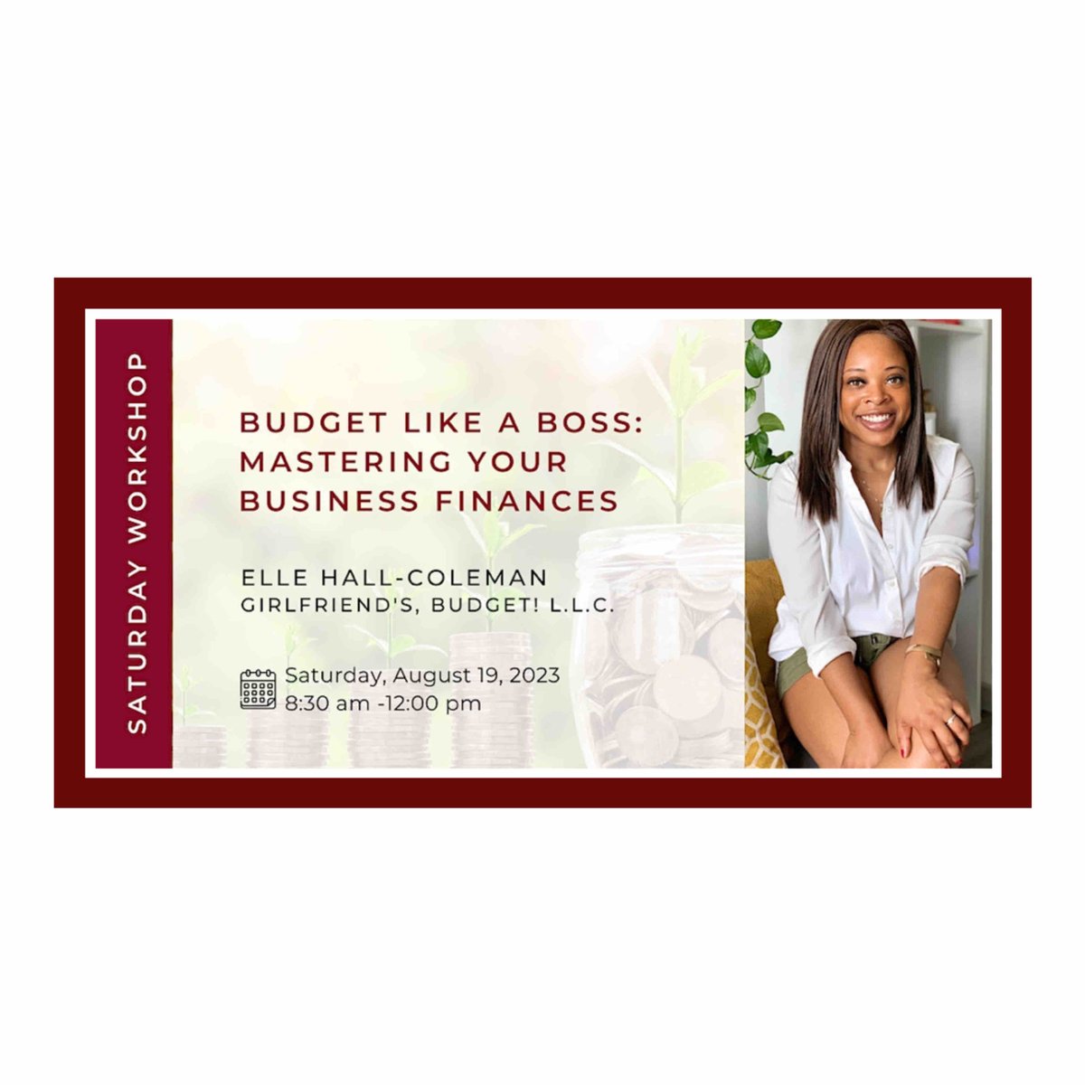 We invite you to this exciting workshop that aims to empower you with a deeper understanding of your business finances on Saturday, August 19. Elle Hall-Coleman will be the guest speaker! Sign up here: bit.ly/SaturdayAug19W… 🦉📈