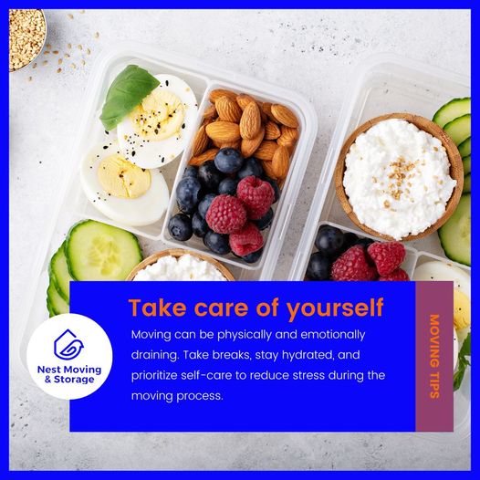 nestmovingstrge's tweet image. Take care of yourself
Moving can be physically and emotionally draining. Take breaks, stay hydrated, and prioritize self-care to reduce stress during the moving process. #Nestmoving #longdistancemove