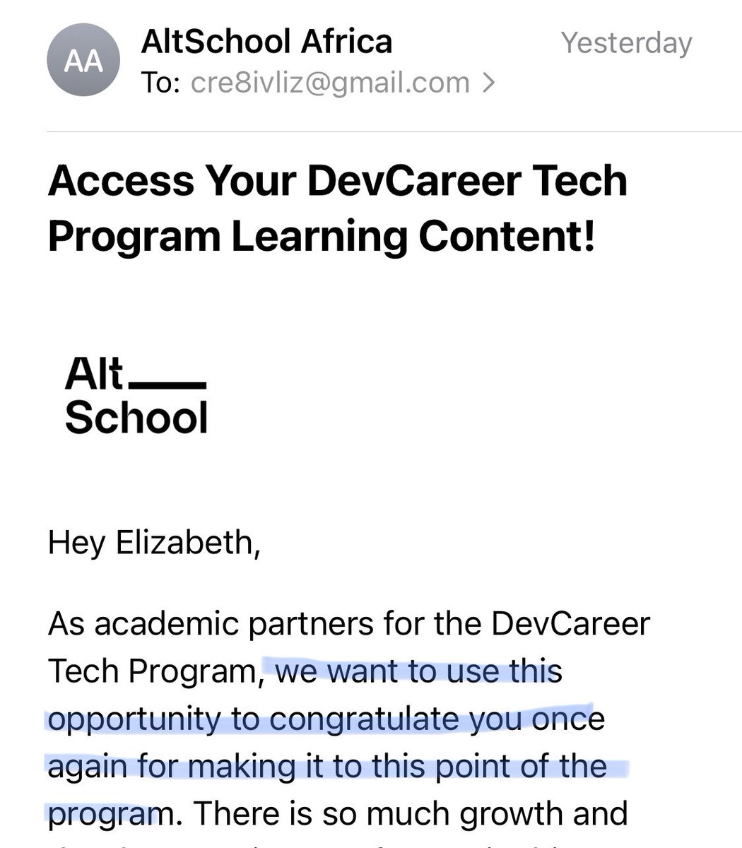drizzzleshine's tweet photo. And the journey begins ๐ฅน
@dev_careers @ukngtechhub
#DCTP https://t.co/AFvcNHsySb