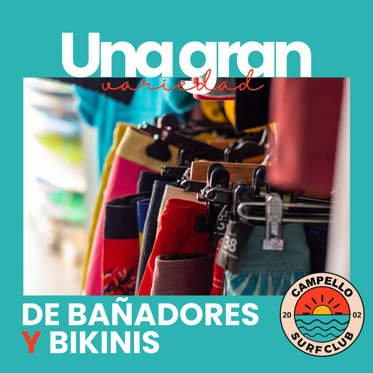 Disponemos de una gran variedad de bañadores y bikinis, para surfear 🏄‍♂️ o para tomar el sol 🌞, eso ya lo decides tu. Ven a visitarnos y llévate el que mas te guste 🙌.

#surf #tiendadesurf #surfelcampello #elcampellosurf #surfalicante #elcampello #surfistaselcampello #surfschool