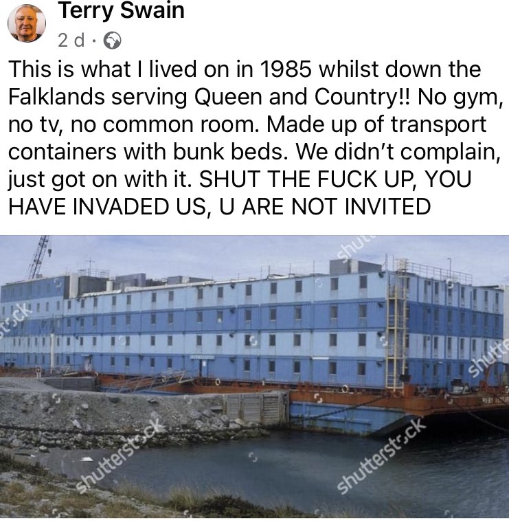 Stephen29235285's tweet photo. Ex serviceman saying how it actually was and is. https://t.co/Ka41XGwr7Z