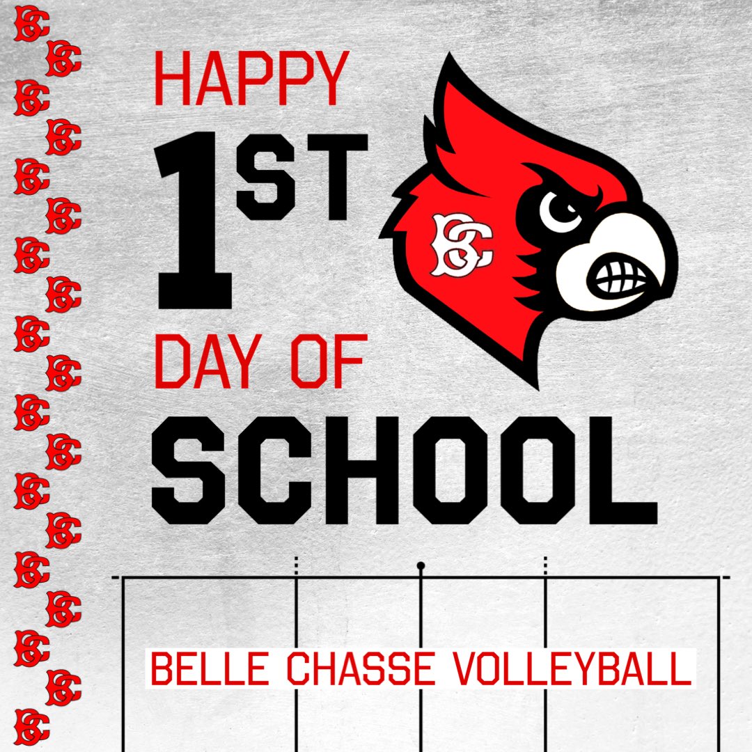 BelleChasseVB's tweet photo. Happy 1st Day of School, Cardinals! 🤍 https://t.co/Sf55W5FYrW