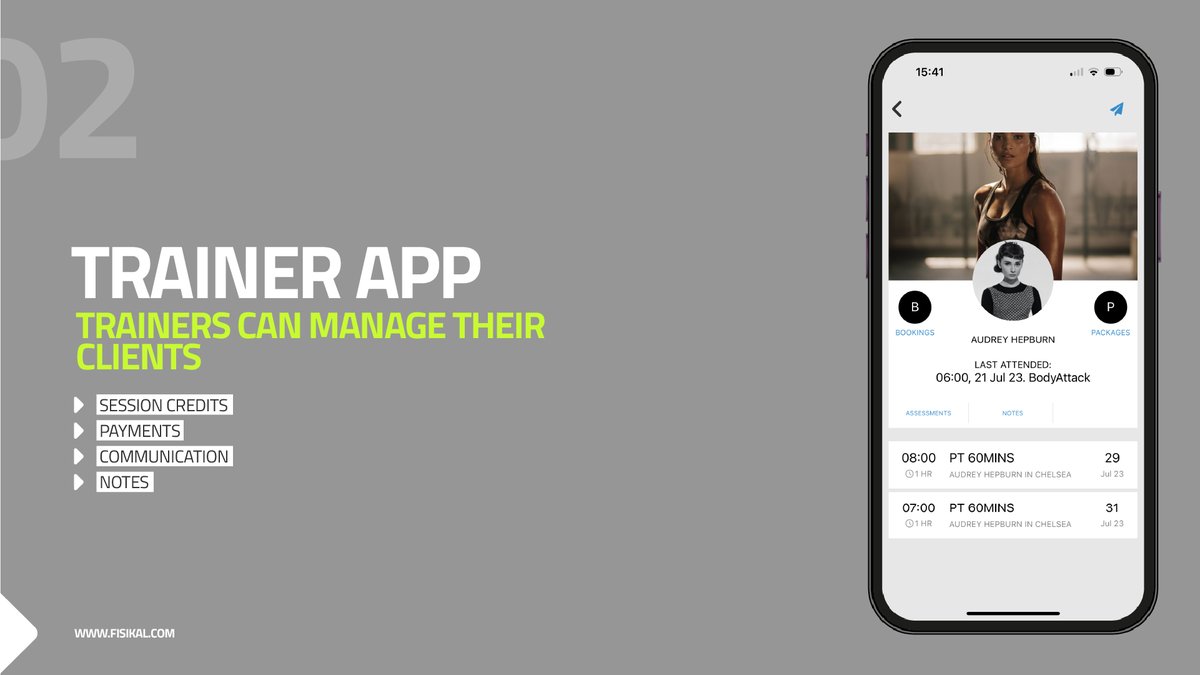 🔸TRAINER APP🔸

Give your Personal Trainers the power to digitally manage their client portfolio with our Trainer App. 

🔹Assign Session Credits
🔹Take Payments
🔹Save communication notes
🔹And much, much more….

hubs.la/Q01ZMWzV0
#fisikal #fittech #app #gymsoftware