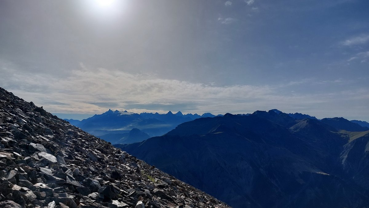 SGenepis's tweet photo. 10-08-23 : rando avec Laïka dans le Taillefer, direction les Mayes depuis Moulin-Vieux, 1470 m de dénivelé dont 1170 m hors sentier
vue sur le glacier le plus occidental des Alpes (plein centre sur la photo)  
Le sommet visible après 1100 m de dénivelé (reste 300)
La Meije https://t.co/lun0hfLClX