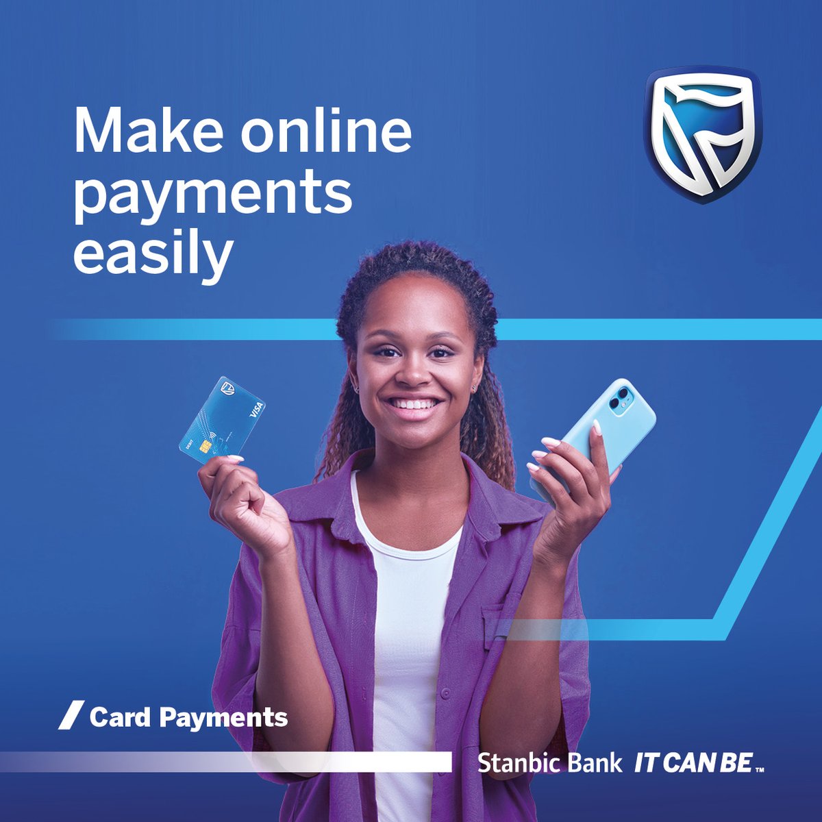 StanbicBankZM's tweet photo. Enjoy effortless convenience with the Stanbic Card. Embracing smooth transactions and clear-cut expenses, we're dedicated to simplifying your financial journey while ensuring utmost security.
For more information, visit https://t.co/hvA0xmjQLE
#CashlessBanking #StanbicBankZambia https://t.co/MMov9Xou4J