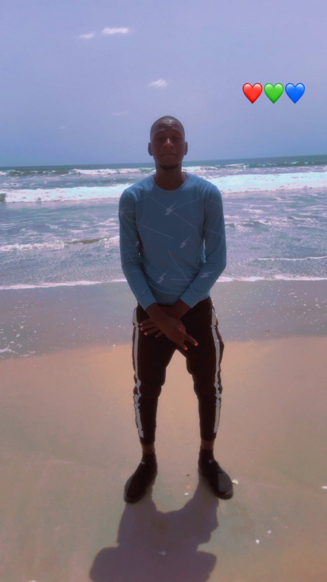 Summer time at Beach side smile coast of the west Africa The Gambia