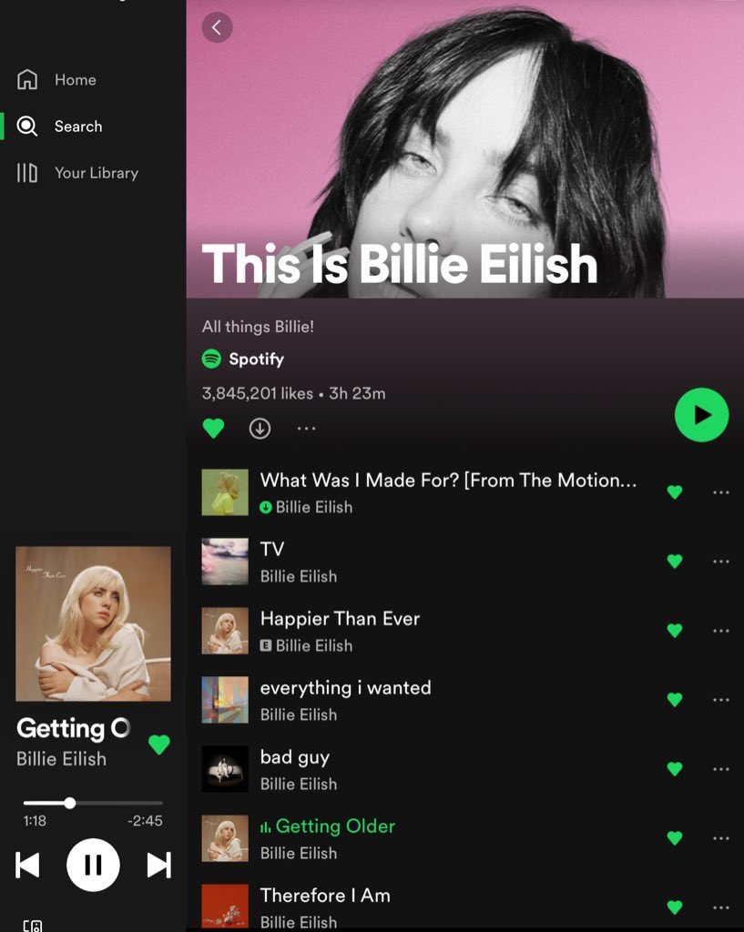 ts8august's tweet photo. celebrating the anniversary of #HappierThanEverMNL in advance by listening to this playlist 🥹🫶 love u sm billie 🤍

 #BillieEilishMerchGiveaway ✨ https://t.co/bvRGyHZ5hY