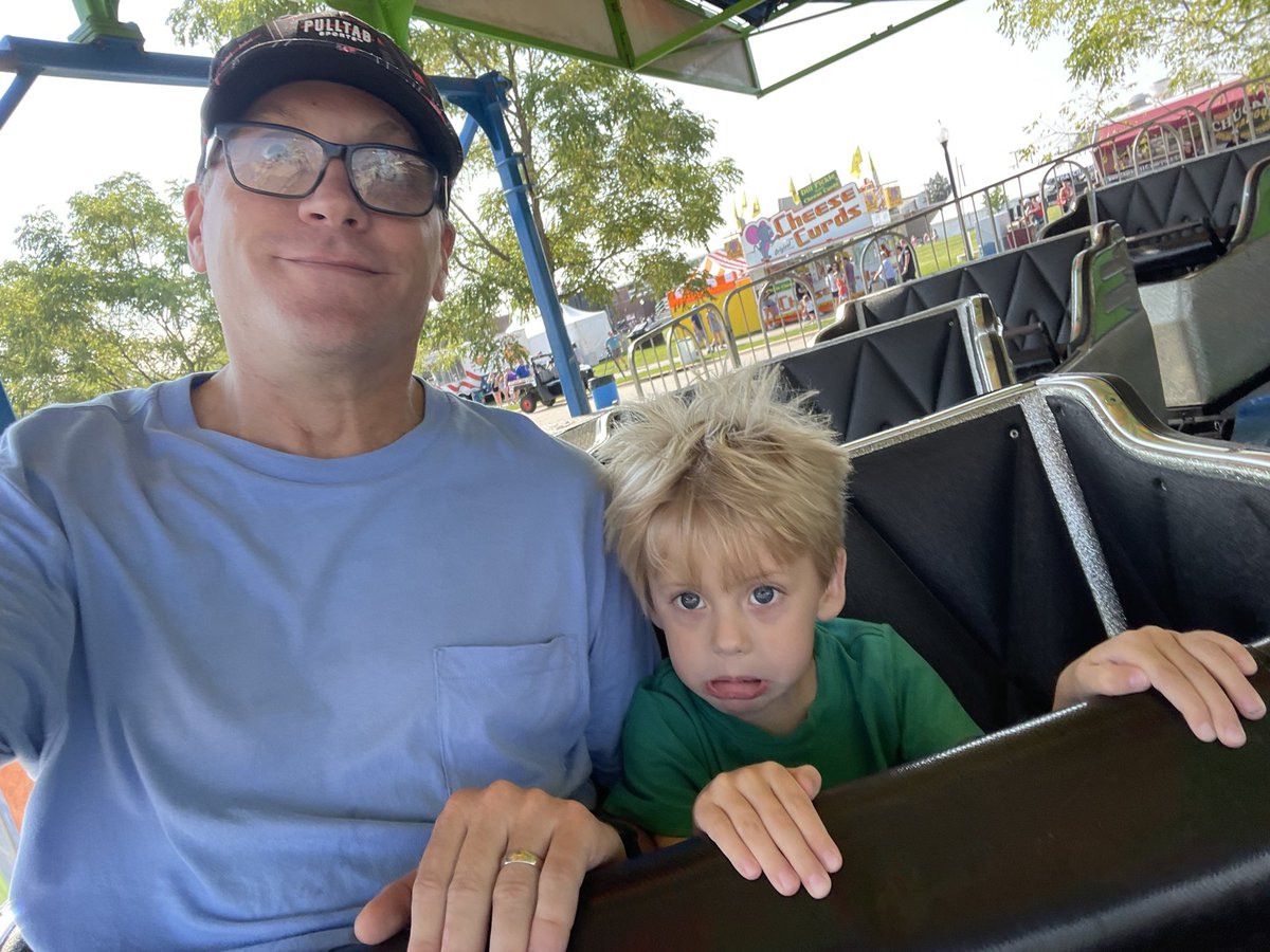 Great times for my son at the #iowastatefair
