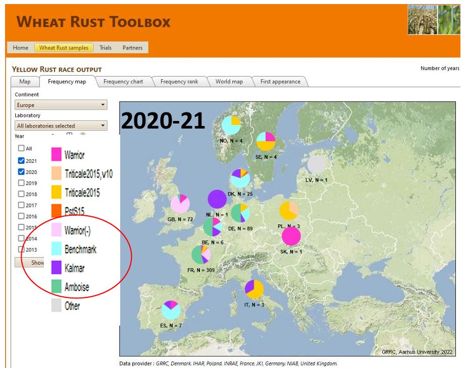 GEVESGip's tweet photo. Le #projet #européen 🇪🇺 #H2020 #RustWatch, achevé en septembre 2022, a permis de développer un nouveau système européen d'alerte précoce et de contrôle à la #rouille 🟡, 🟤et ⚫du #blé, par une approche multi-acteurs et multi-réseaux. https://t.co/OufJYosfJb
