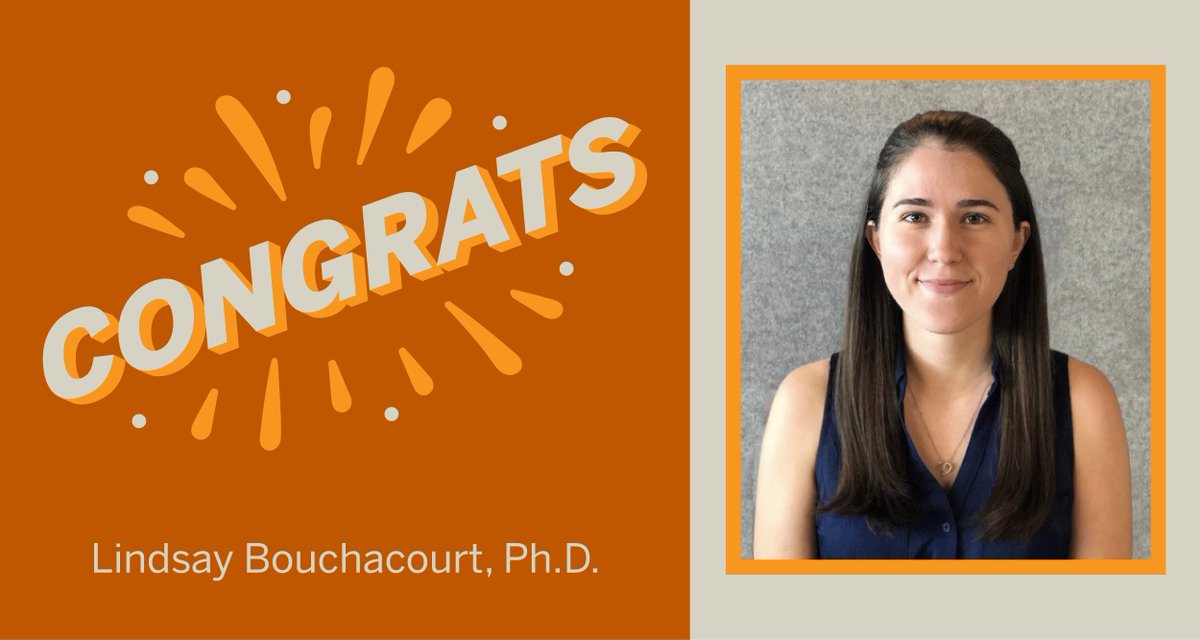 Shout out to <a href="/lindsay11707/">Lindsay Bouchacourt</a> for receiving her doctorate in advertising! Lindsay worked on our <a href="/FathersPlaybook/">Father's Playbook</a> project as a Ph.D. student and contributed her expertise to a lot of our messaging.

Congrats Dr. Bouchacourt!

<a href="/txadpr/">TXADPR</a> <a href="/UTexasMoody/">TEXAS Moody</a>