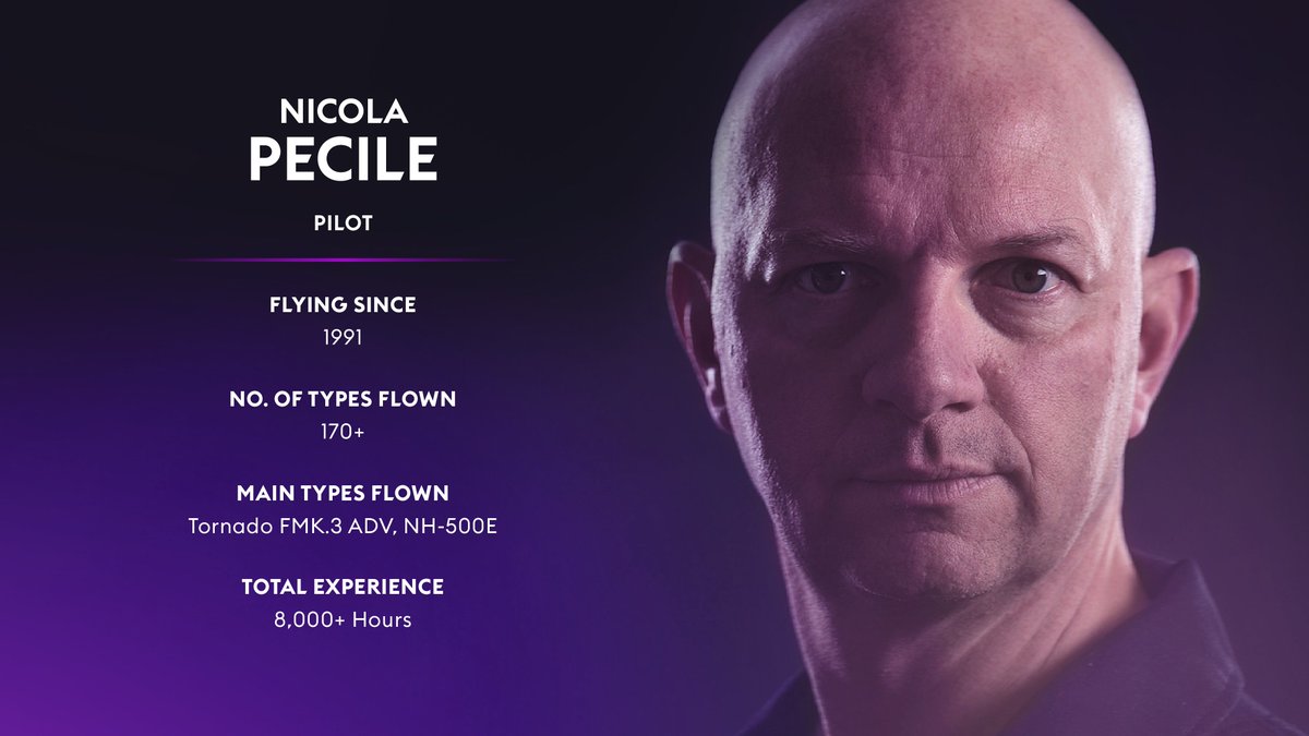 Nicola Pecile (@nicolapecile) is the Commander of our mothership, VMS Eve. Nicola has logged 7,700+ flight hours in 170 different types of aircraft, and he flew VSS Unity on his first visit to space during the #Galactic01 mission.