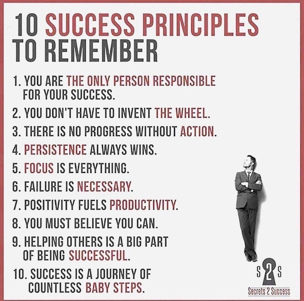 Do you live by these success principles? They may change your life. 

#success #believe #motivation #inspiration #TheLemonadeLife 🍋