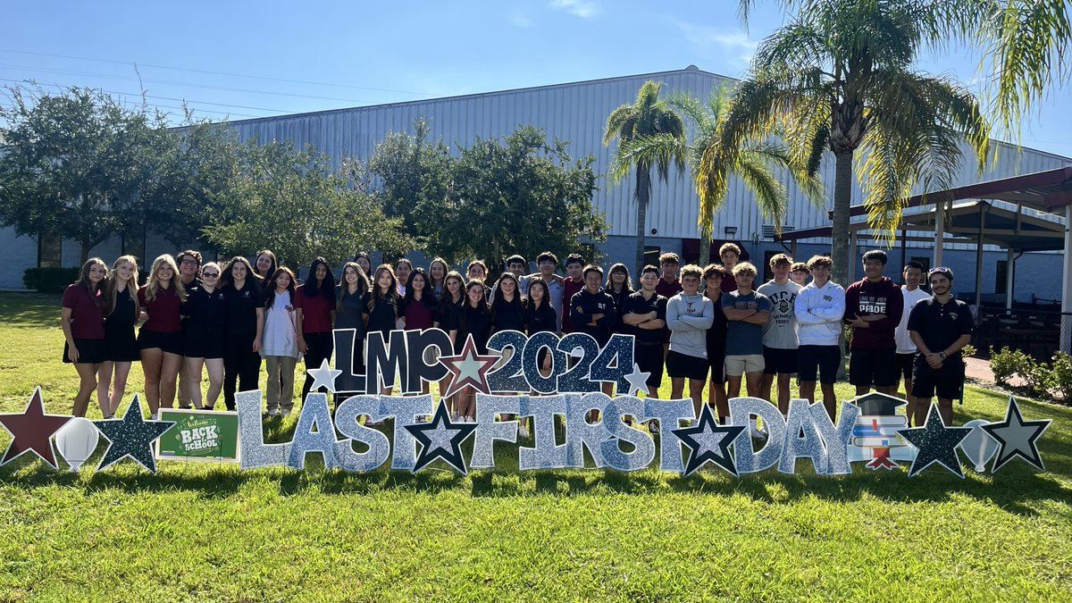 Yesterday was the Class of 2024's last first day of school at Lake Mary Prep! We hope this year is their best yet.  📚✏️ It's hard to believe how quickly time has flown by. #ClassOf2024