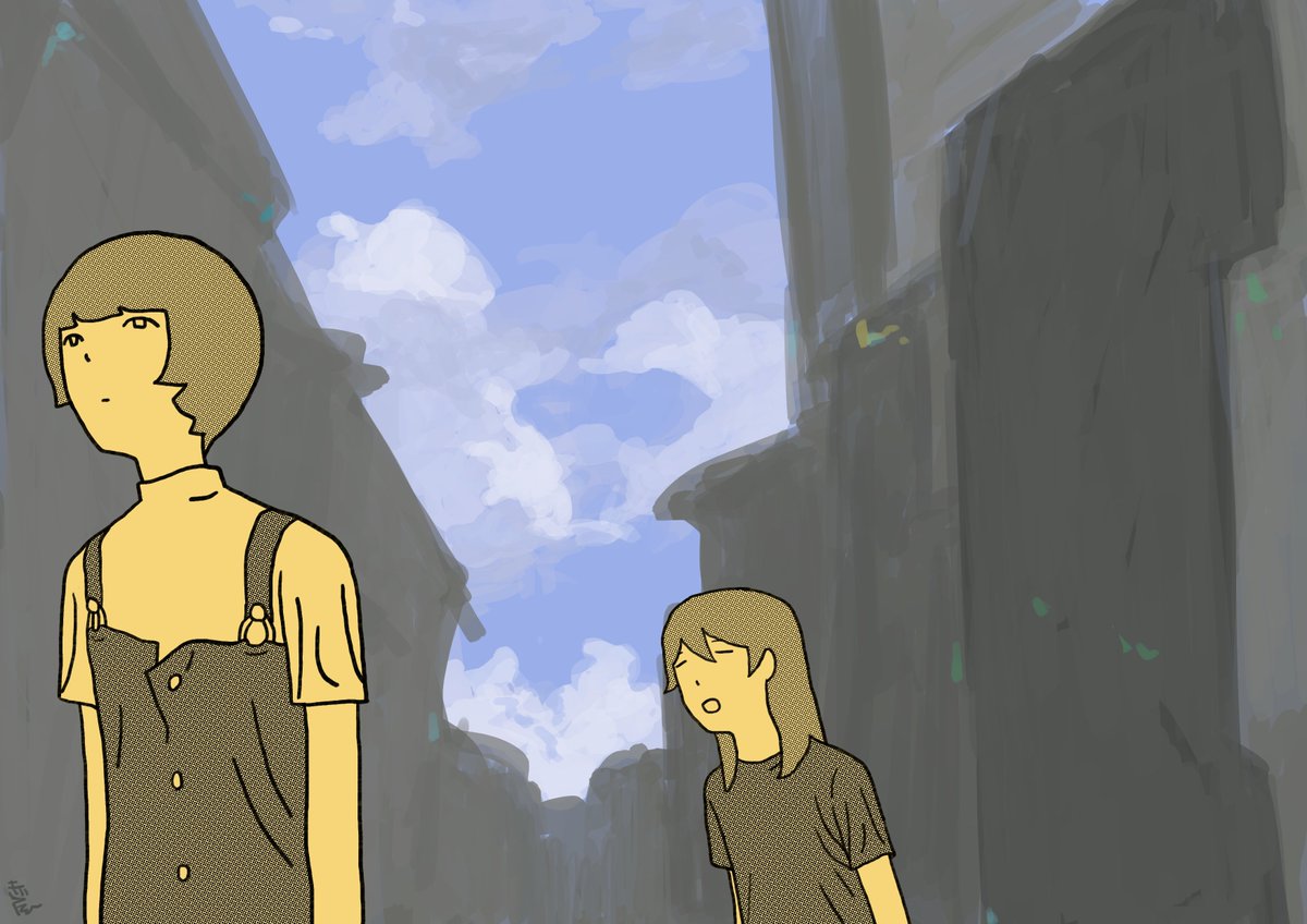 「asgy」|赤屋のイラスト