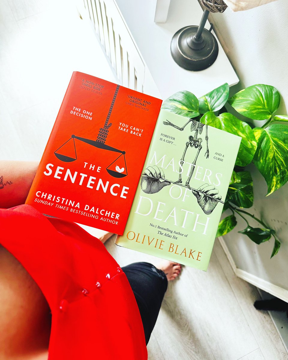 #NextTwoReads Next up for me is #TheSentence by Christina Dalcher and #MasterOfDeath by Olivia Blake Both are released on August 17th so not long to wait !! Q| What are your next two reads ?? #ThursdayThought #books
