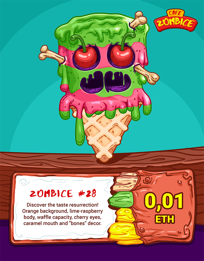 Dare to try?  🧟‍♀️🍦 ❄️🧟‍♂️
opensea.io/assets/matic/0…
#ZombIceCafe #nft #zombies #opensea #cryptoart #cryptoartist #nftcollection #ZombieSurvival #ZombieFanatic #ZombieAttack #ZombieCulture