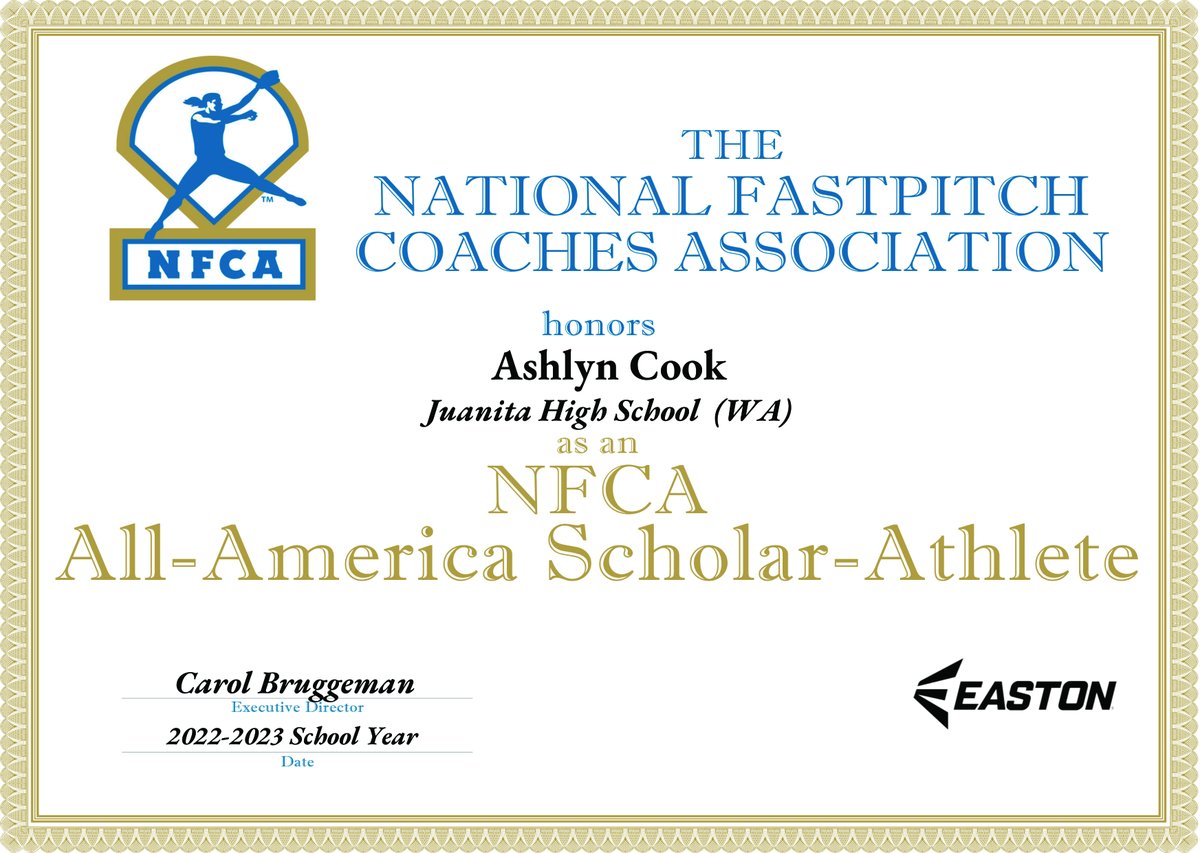 AshCooksoftball tweet picture