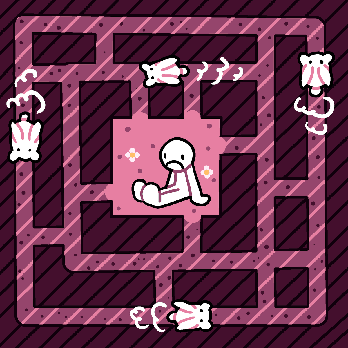 BunstackGames's tweet photo. "Tunnels are hard :(" - @/yoshire from our Discord 😊 https://t.co/6Q1zcdvqhX