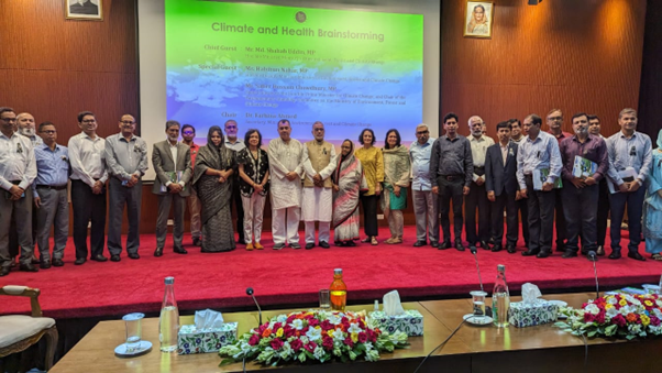 IncubatorGHAI's tweet photo. Ahead of #COP28, the government of Bangladesh organized an interministerial and departmental meeting on #environmentandhealth. GHAI was honored to participate in discussions on the need for a national program on climate change and human health
Read more: https://t.co/bEdV6Payoc https://t.co/8kMyeseQ9E