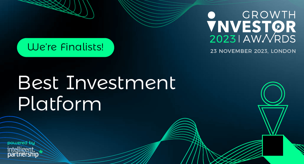 Delighted to announce we have been nominated as finalists for Best Investment Platform at this year's <a href="/GIAwards/">GrowthInvestorAwards</a> taking place on 23rd November 2023 at the <a href="/LondonHiltonPL/">LondonHiltonParkLane</a> 

Many congratulations to all the finalists in all categories 👏

<a href="/GrowthInvestUK/">GrowthInvest</a> <a href="/GIAwards/">GrowthInvestorAwards</a> #finalists #Awards