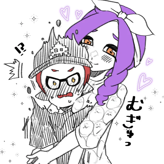 そしてこれも遅刻のハグの日落書き✍🏻