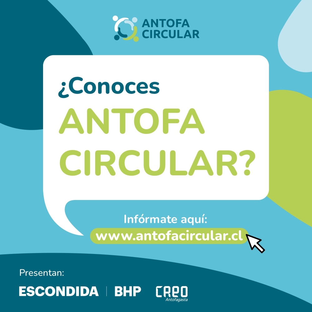 ¿Conoces ANTOFA CIRCULAR?  ♻️ El 1er programa para líderes ambientales que promueven soluciones para el cuidado del medioambiente en #Antofagasta en la minimización de residuos que llegan a relleno sanitario, vertederos o microbasurales. 

Conoce más en antofacircular.cl