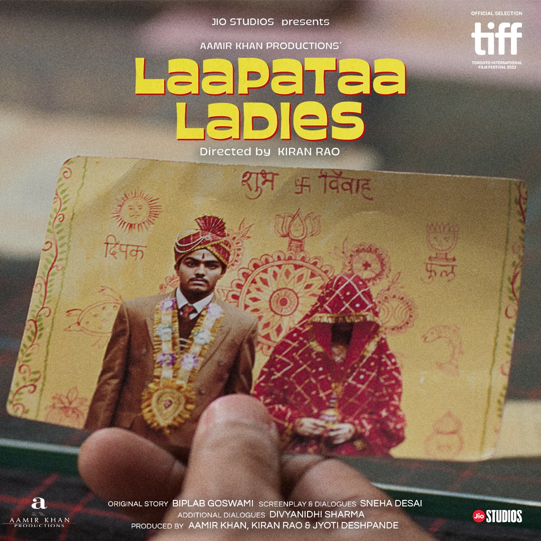 Kiran Rao's #LaapataaLadies to have its World Premiere at the @TIFF_NET 2023.

#AamirKhan @AKPPL_Official @jiostudios @KindlingIndia @nitanshi_goel @PratibhaRanta #SparshShrivastava #ChhayaKadam @ravikishann @RamSampathLive #BiplabGoswami #DivyanidhiSharma @MissusDesai