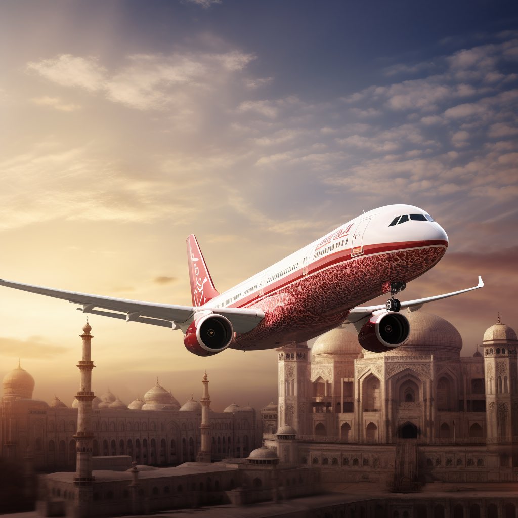 holy_photon's tweet photo. I used AI to generate some nice livery for new @airindia makeover. Which one do you like? https://t.co/Qlt25uPk3F