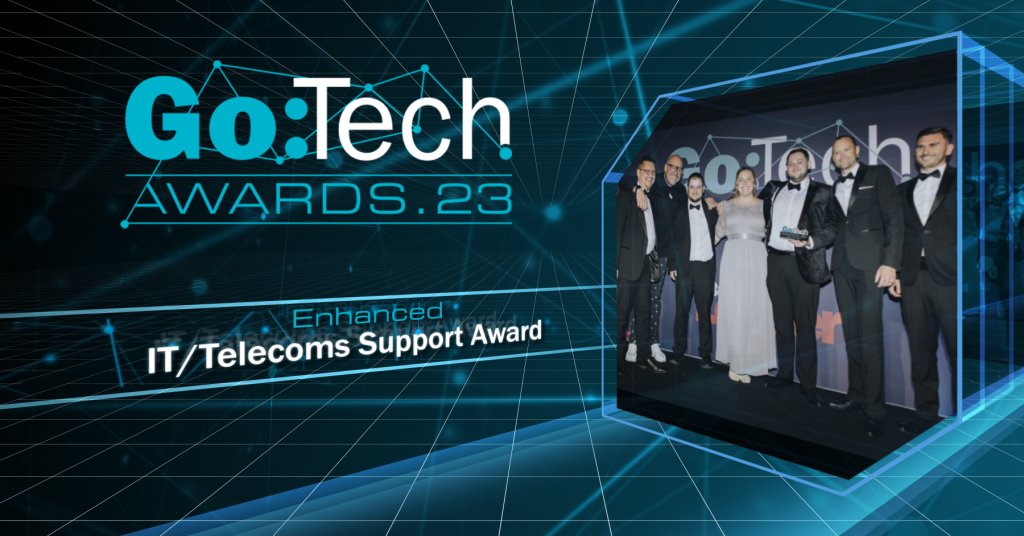 GoTechAwards's tweet image. Enhanced was honoured with the prestigious title of IT/Telecoms Support Award at #GoTech23.

We caught up with @EnhancedPoole after scooping the Go:Tech Awards trophy to talk inspiration, breakthroughs and more.

Read here 👇 bit.ly/442VlBs